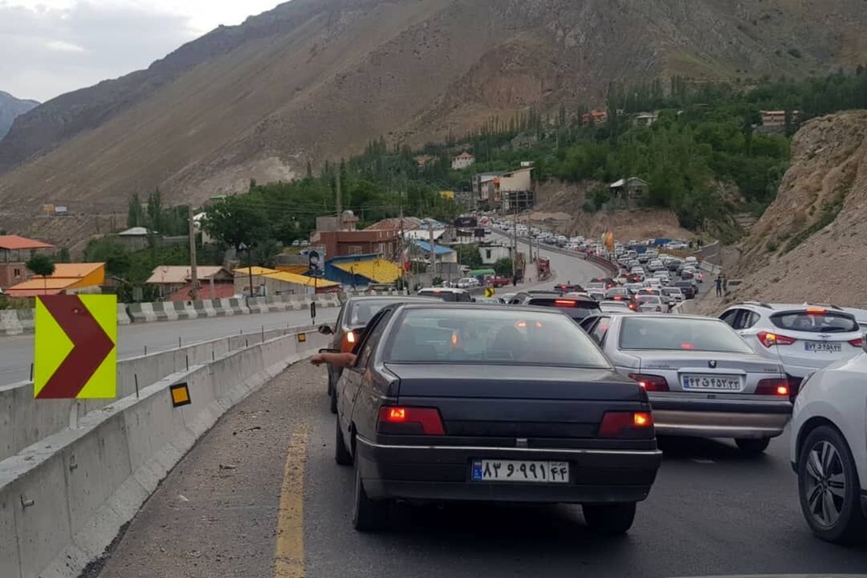 ترافیک سنگین در آزادراه قزوین–کرج–تهران؛ تردد روان در سایر محورهای شمالی